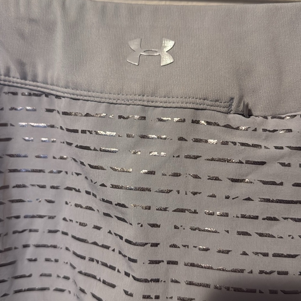 Under Armour Fitted Athletic Skirt Skort Heatgear Grey Small Tennis Golf Pockets - Picture 5 of 9